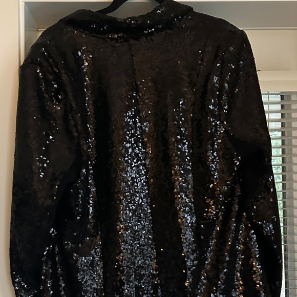Torrid Black Sequin Blazer and Pants - Picture 5 of 8